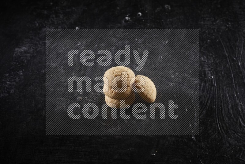 Kahk on a black background