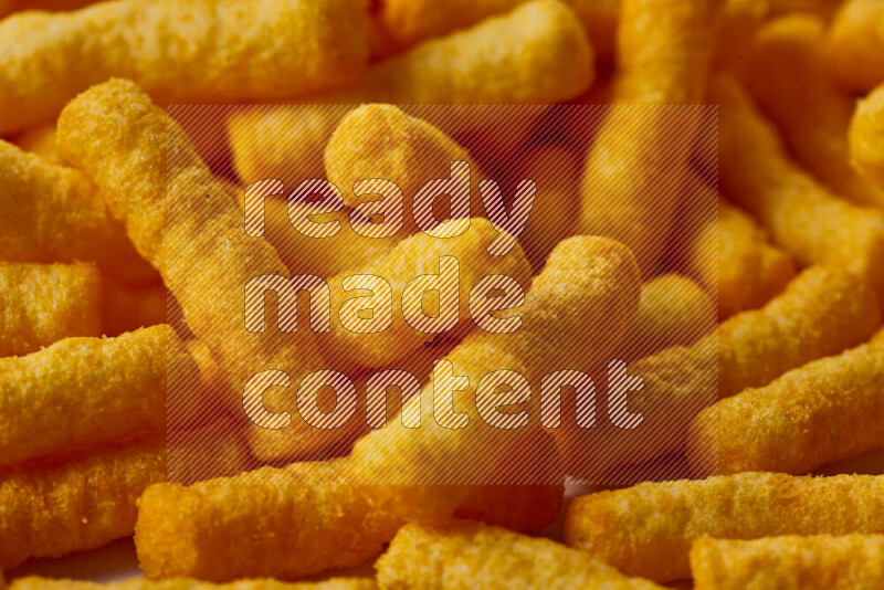 وجبات خفيفه علي خلفية بيضاء