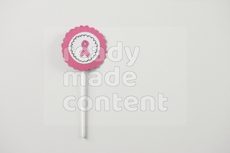 Cancer awareness signs on white background