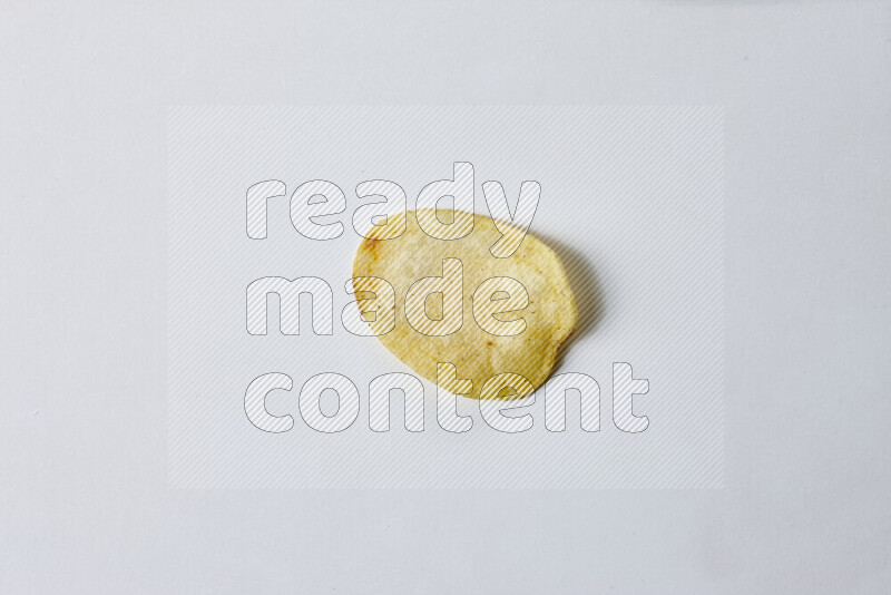 Chips snacks on white background
