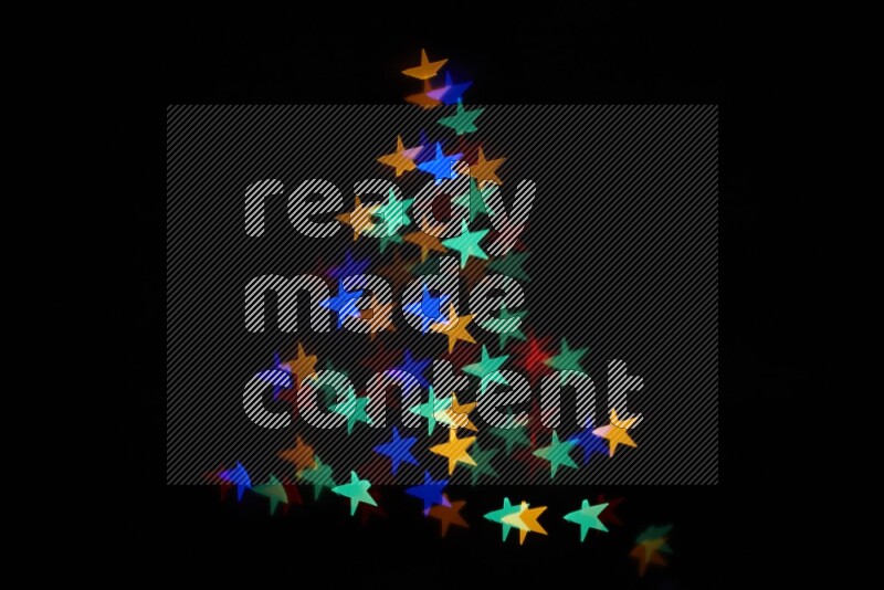 Bokeh light in star shape