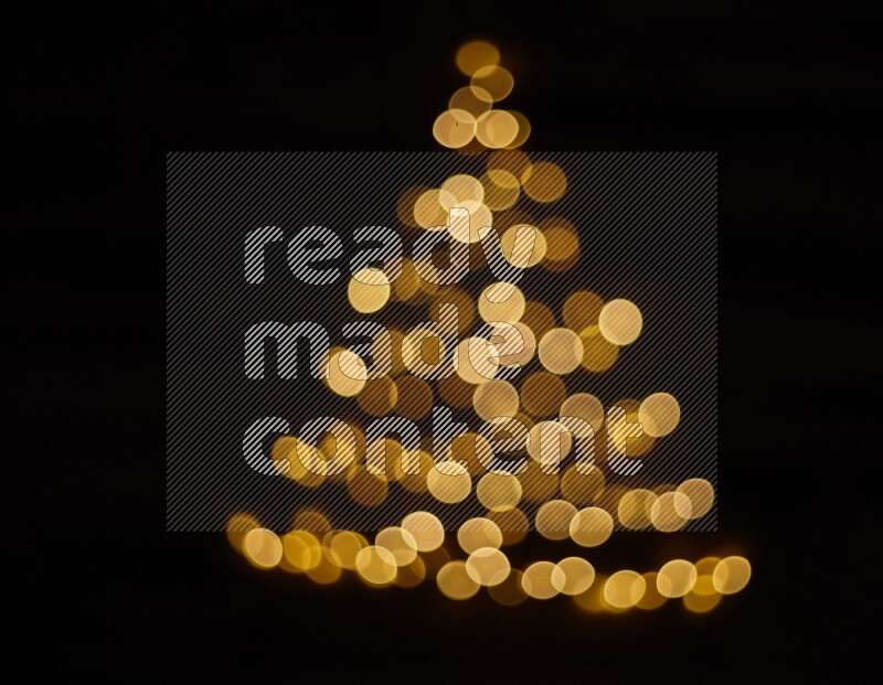 Bokeh light in yellow