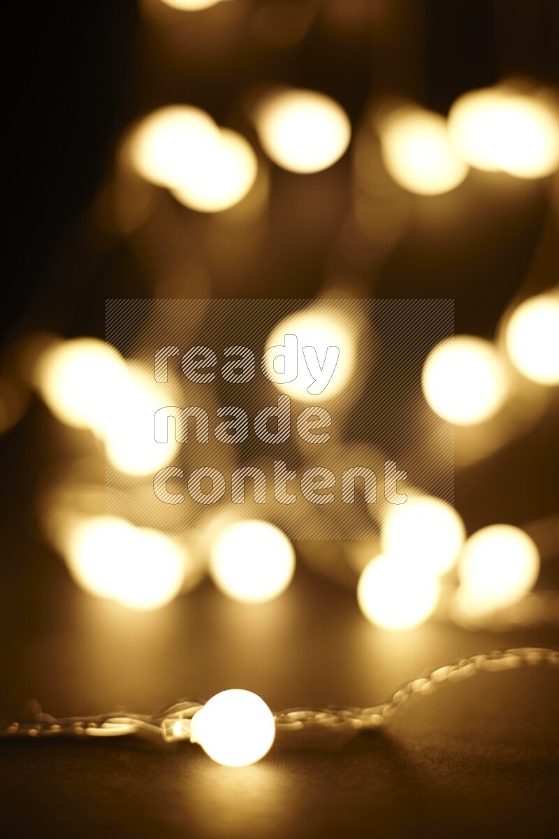 Bokeh light in yellow