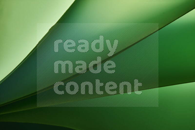 An abstract art piece displaying smooth curves in cold gradients created by colored light