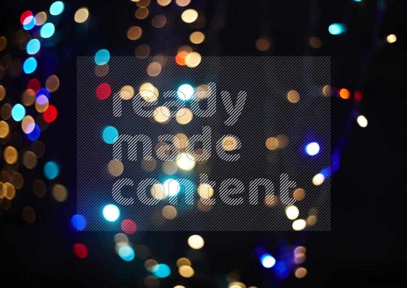 Bokeh light in multicolor