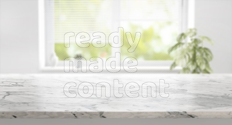 Kitchen tabletop with kitchen view