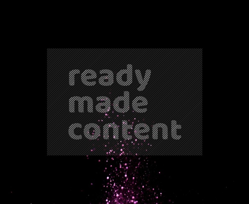 Pink glitter powder isolated on black background