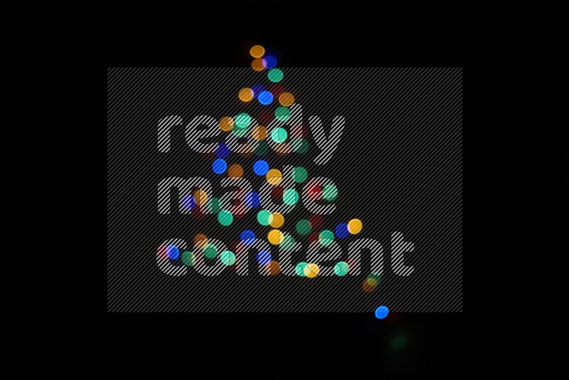 Bokeh light in multicolor