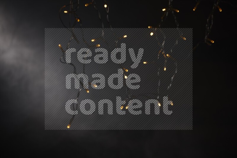 Abstract bokeh light with flare haze