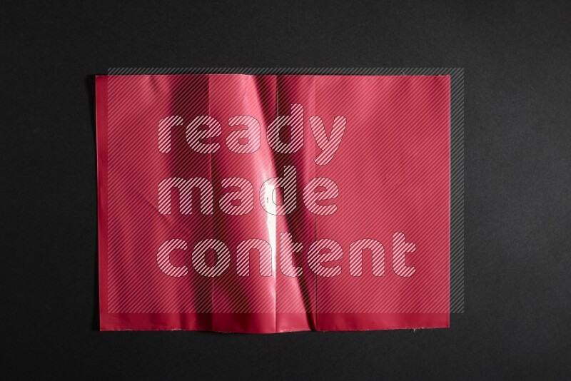 Colored plastic textures on black background