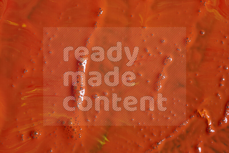 Close-ups of abstract orange paint texture in different shapes