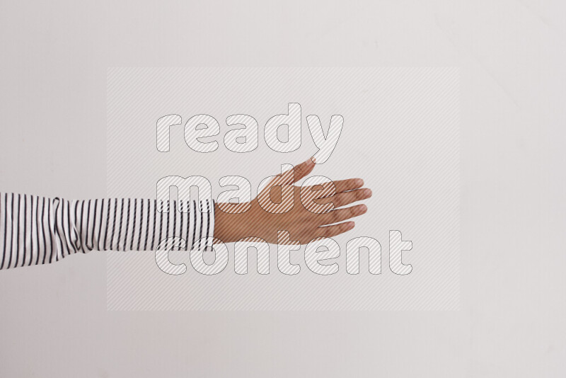 Woman hands gesturing sign language