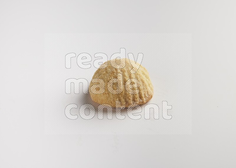 Single Piece of Maamoul direct on white background