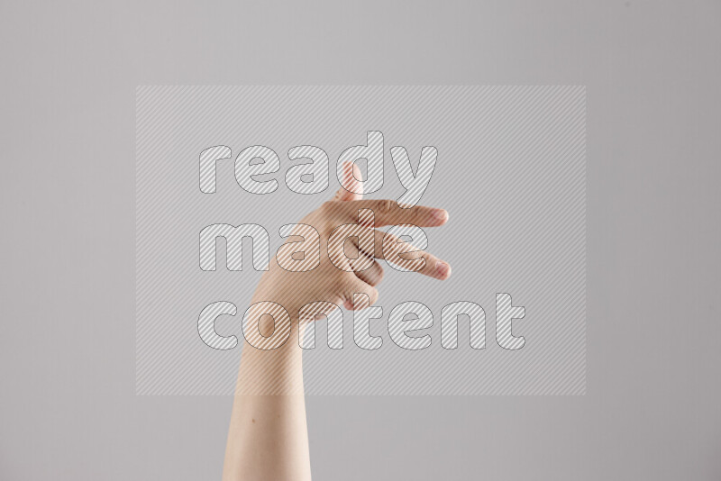 Woman hands gesturing sign language