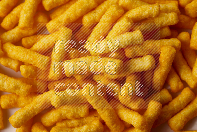 وجبات خفيفه علي خلفية بيضاء