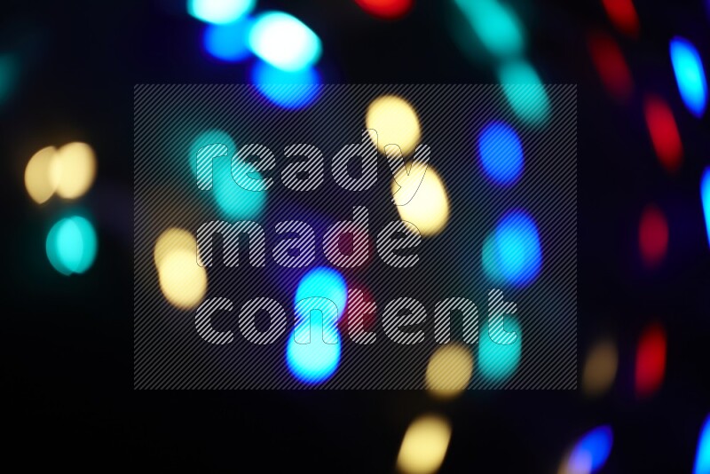 Abstract bokeh light in multicolor