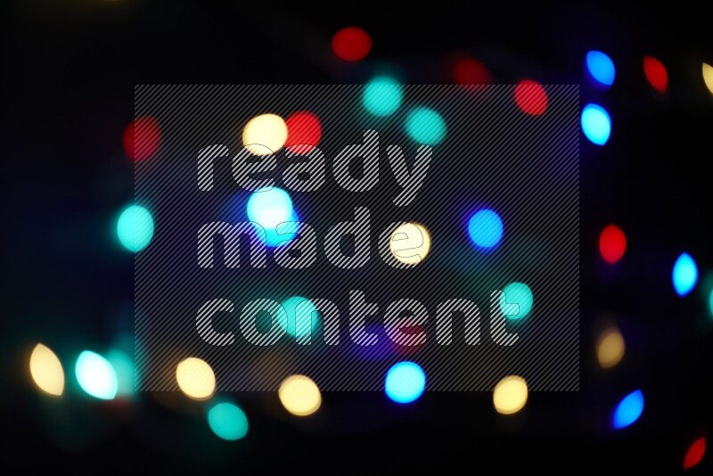 Bokeh light in multicolor
