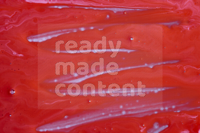 Close-ups of abstract red paint texture in different shapes