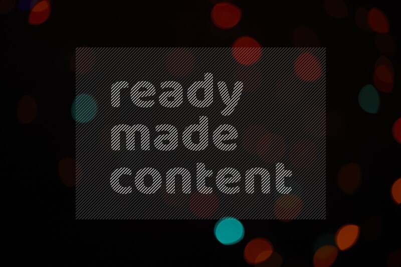 Bokeh light in multicolor