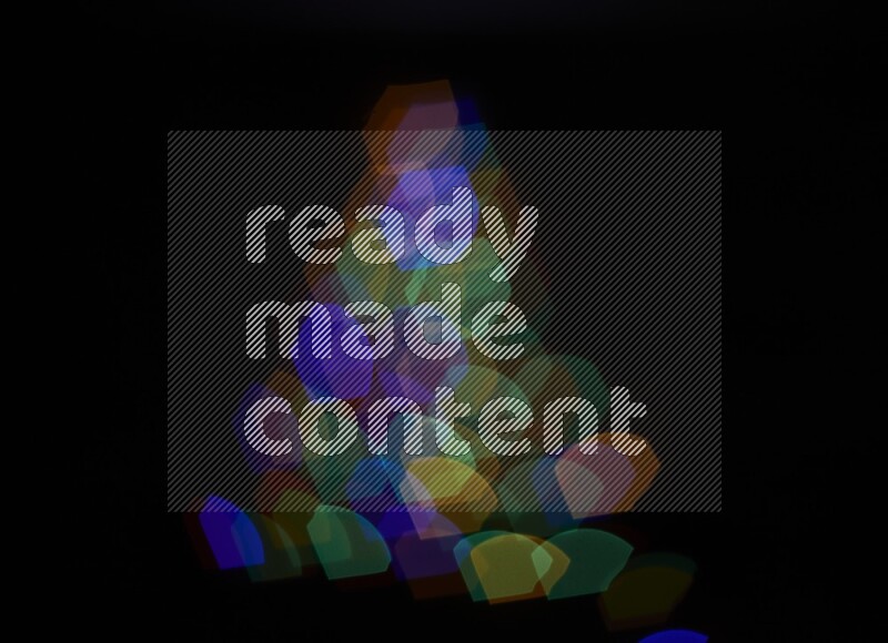 Bokeh light in geometric shape