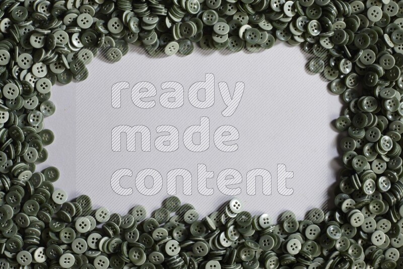 Green buttons placed on grey background