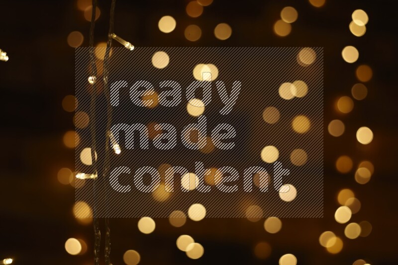 Bokeh light in yellow